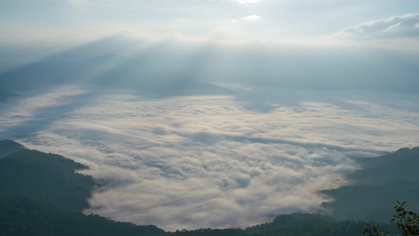 Fog Over Mountain