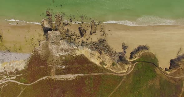 Aerial, Coast Of The Normandie. 