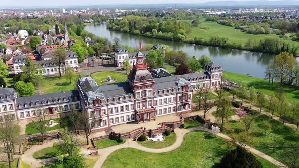 Philippsruhe Castle in Hanau, Hesse, Germany