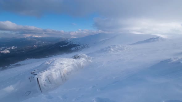 Mountain ski resort Dragobrat, Carpathians, Ukraine