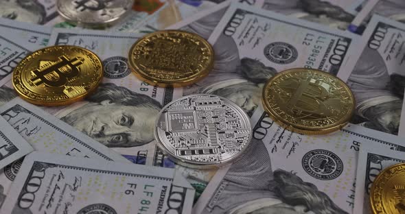 Bitcoin Cryptocurrency New Digital Money is Becoming a Competitor in Major Currencies US Dollar