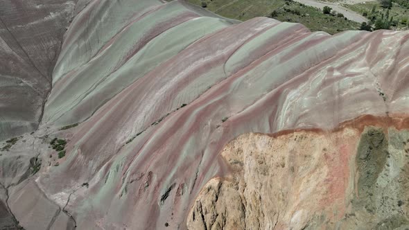 rainbow mountains nature travel