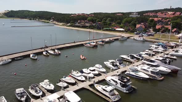 Lithuania Nida yacht marina