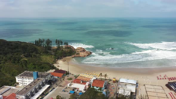 Downtown Florianopolis state Santa Catarina Brazil. Travel destination.