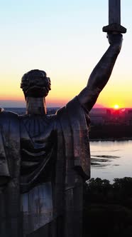 Motherland Monument in Kyiv Ukraine