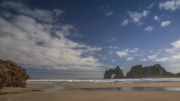 Beautiful beach in New Zealand