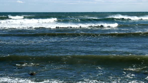 Big wave seascape 