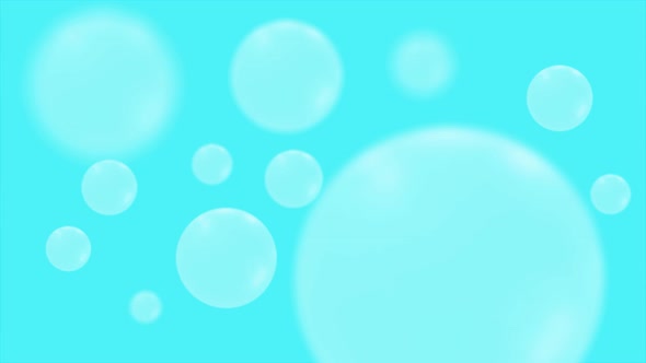 Floating Spheres Bubbles Background