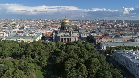 Flight Near Saint Isaac's Cathedral, Russia