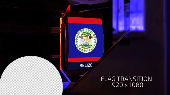 Belize Flag Transition