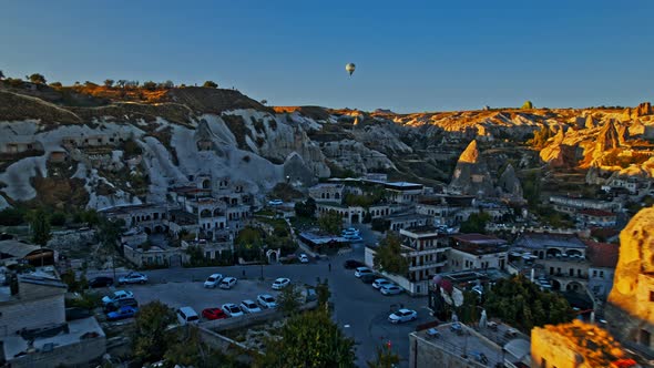 Aerial Birds Eye View Geological Wonder Gulludere