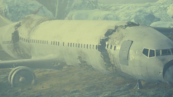 Plane Crashed on a Mountain