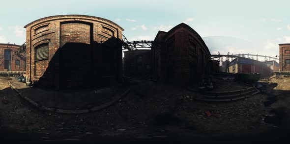 VR360 View of Old Abandoned Factory alt