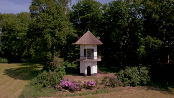 Tea house 'Staringkoepel' near Lochem in the Netherlands. Area is called the Achterhoek.