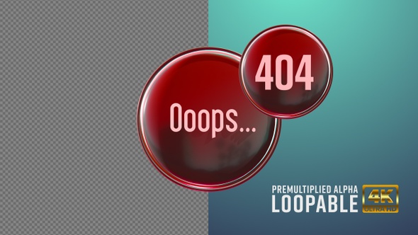 Error Badge Looping with Alpha Channel