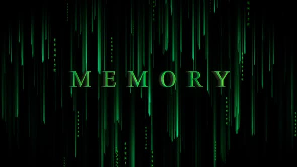 Digital Cyber Background Memory