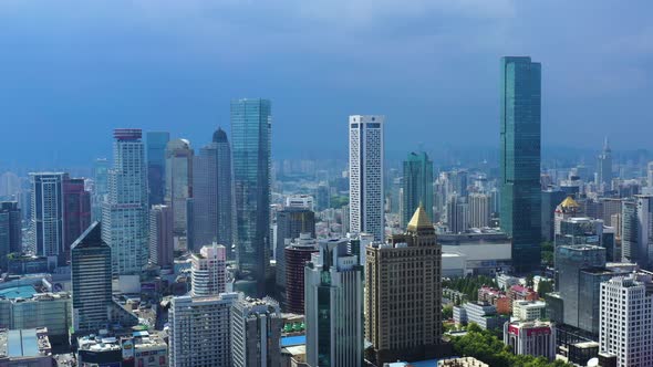 Nanjing City, Jiangsu Province, urban construction landscape