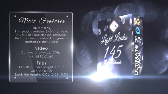 Ultimate Light Leak Pack - 145 Bokeh Elements