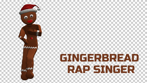 Gingerbread Rap Singer alt