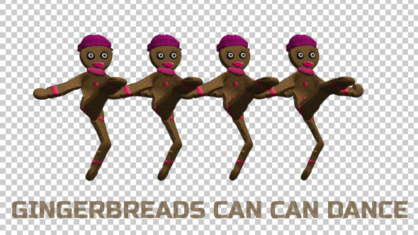 Gingerbreads Can Can Dance alt
