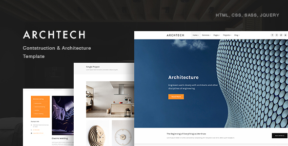 Archtech - Architecture & Construction Template