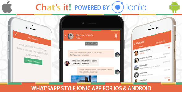 What&#39;s App Clone Chat - Ionic Framework, Socket.io i Nodejs Full Hybrid App