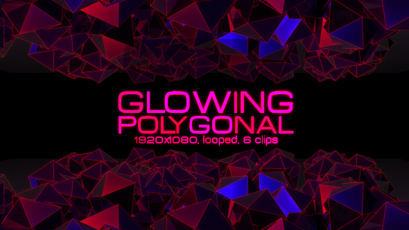 Glowing Polygonal VJ Kit