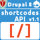 Shortcodes API for Drupal 8 - CodeCanyon Item for Sale