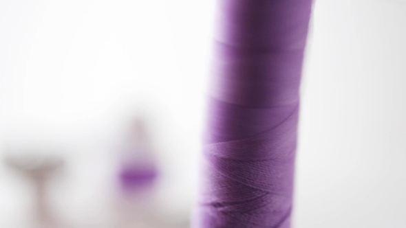 Thread Spools Spinning On Sewing Machine 18