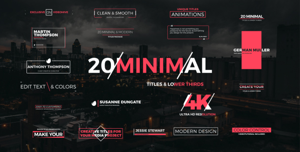 Minimal Titles & Lower Thirds alt