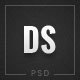 Darkside —Clean & Minimal Portfolio PSD Template - ThemeForest Item for Sale