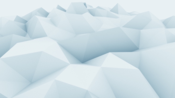 Low Poly Blue Abstract Polygonal Motion Background