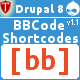 BBCode Shortcodes for Drupal 8 - CodeCanyon Item for Sale