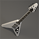 Flying V Electro Guitar - 3DOcean Item for Sale