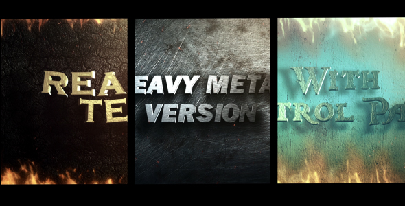 Cinematic Titles 3 Versions