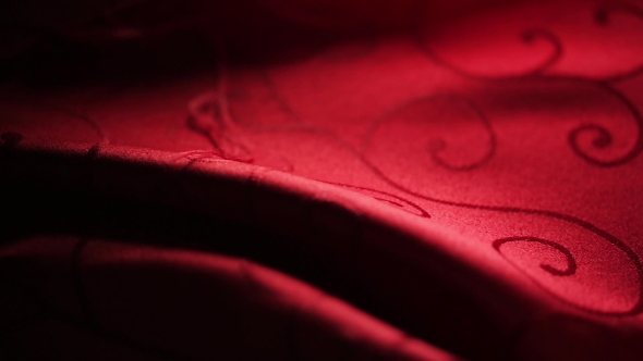 Luxury Red Silk Or Satin