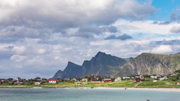 Lofoten Archipelago Islands Beach