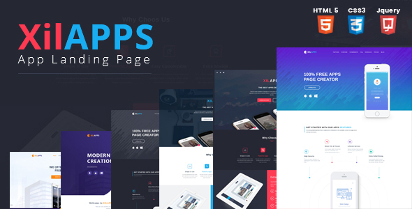 XILAPPS - HTML App Landing Page Template