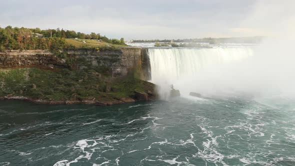 Niagara Falls aerial view from the Canadian side