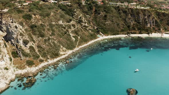 Passing From the Coast to Capo Vaticano in Calabria