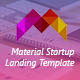 Moharram - Material Design Startup Landing Template - ThemeForest Item for Sale