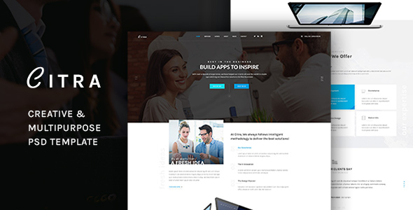 CITRA -  Business PSD Template