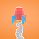 Low Poly Rocket - 3DOcean Item for Sale