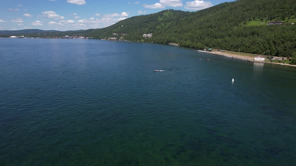 Lake Baikal is a Marvelous Blue Jewel Framed By Scenic Mountains and Forests