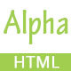 Alpha - One Page Agency HTML5 Template - ThemeForest Item for Sale