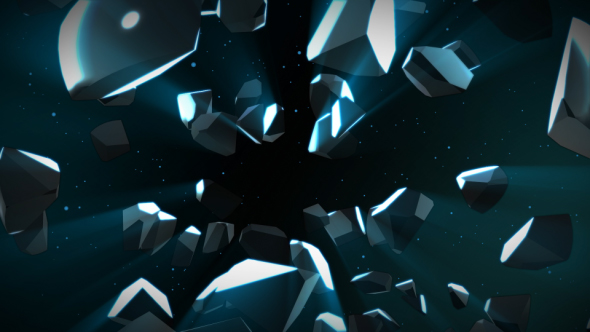 Space Rocks Loop Background alt