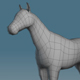 Lowpoly Horse Base Mesh - 3DOcean Item for Sale