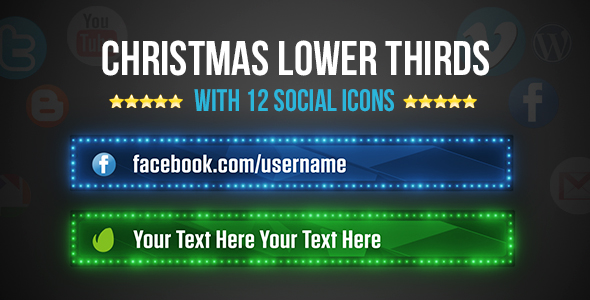 Christmas Lower Thirds alt