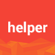 Helper - Material Design Help Desk, Support, Forum, Knowledge-Base Responsive Site Template - ThemeForest Item for Sale
