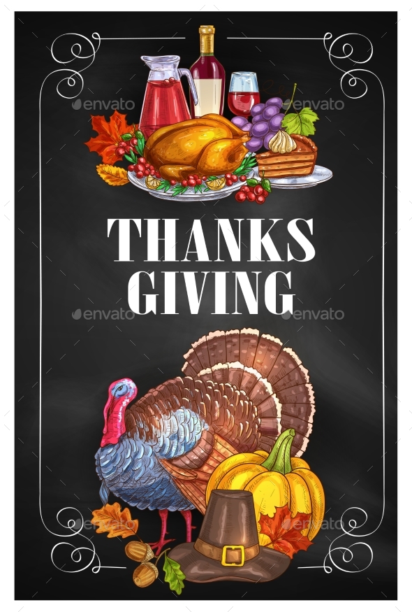 Thanksgiving Day Greeting Holiday Banners